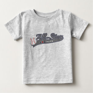 Baseball ALL-STAR Sport Custom Personalisiert Baby T-shirt