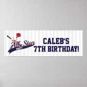 Baseball ALL-STAR Sports Custom Personalisiert Par Poster (Vorne)