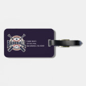 Baseball All Star Sportteam Gepäckanhänger (Rückseite horizontal)