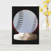 Baseball-alles- Gute zum Geburtstagkarte Karte (Gelbe Blume)