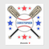 Baseball Allstar Vinyl Stickers Aufkleber (Blatt)