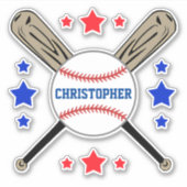 Baseball Allstar Vinyl Stickers Aufkleber (Vorderseite)