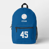 Baseball als Personalisiert Bedruckter Rucksack (Vorderseite)
