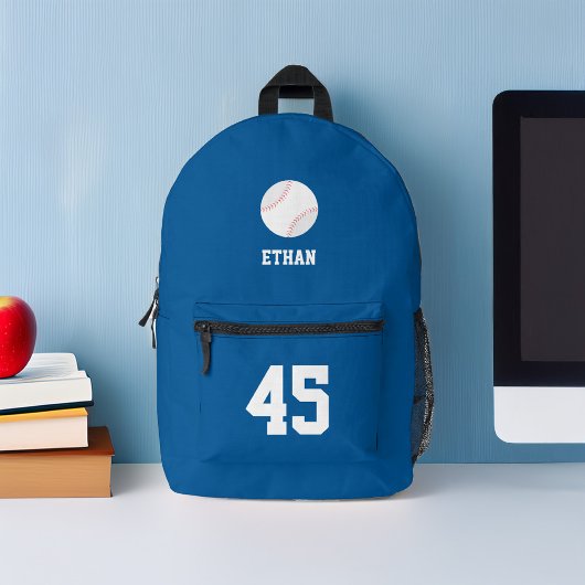 Baseball als Personalisiert Bedruckter Rucksack
