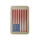 Baseball America (USA) Badematte (Vorderseite Vertikal)