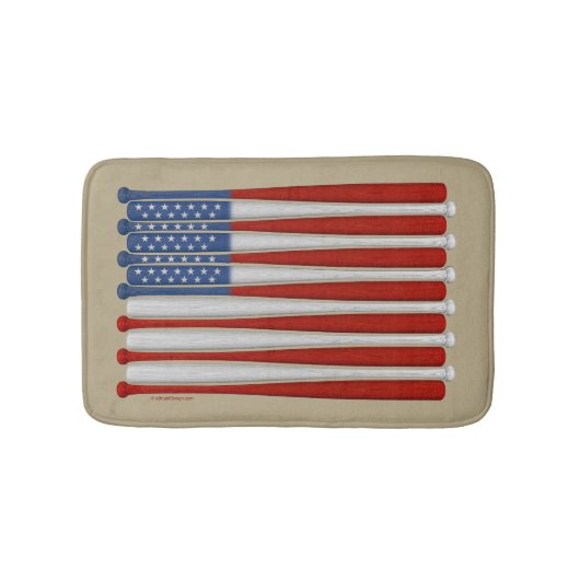 Baseball America (USA) Badematte (Vorderseite)