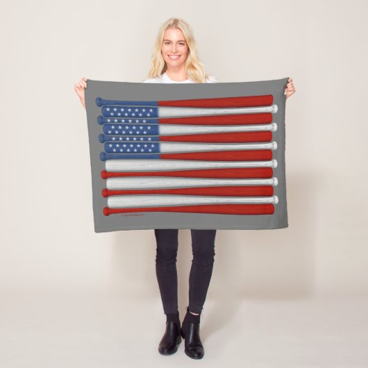 Baseball America (USA) Fleece Blanket (Beispiel)