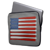 Baseball America (USA) Laptop Sleeve (Vorderseite Links)