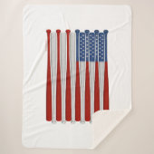 Baseball America (USA) Sherpa Blanket Sherpadecke (Vorderseite)