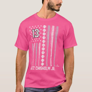 Baseball American Flag Jazz Chisholm Jr. T-Shirt