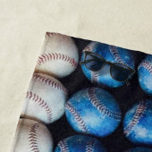 Baseball-Amerikanische Flagge Strandtuch (Beispiel)