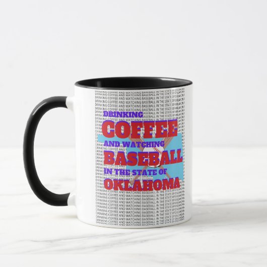 Baseball and Coffee in Oklahoma  Tasse (Links)