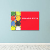 Baseball-Anmeldeboard für die Retro-Leinwand Leinwanddruck (Insitu (Holzboden))