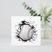 Baseball Apparel - Baseball Einladung (Stehend Vorderseite)