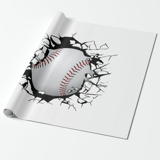 Baseball Apparel - Baseball Geschenkpapier (Ungerollt)