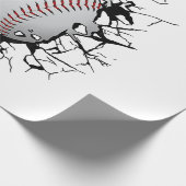 Baseball Apparel - Baseball Geschenkpapier (Ecke)
