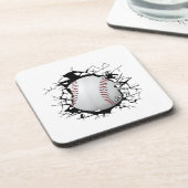 Baseball Apparel - Baseball Getränkeuntersetzer (Linke Seite)