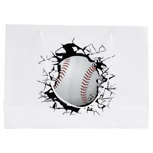 Baseball Apparel - Baseball Große Geschenktüte (Rückseite)