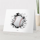 Baseball Apparel - Baseball Karte (Rückseite)