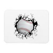 Baseball Apparel - Baseball Magnet (Horizontal)