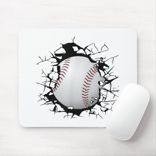 Baseball Apparel - Baseball Mousepad (Mit Mouse)