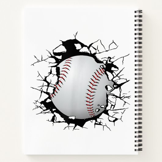 Baseball Apparel - Baseball Notizblock (Rückseite)