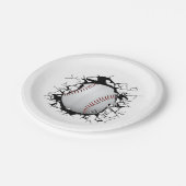 Baseball Apparel - Baseball Pappteller (Schrägansicht)