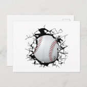 Baseball Apparel - Baseball Postkarte (Vorne/Hinten)