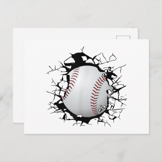 Baseball Apparel - Baseball Postkarte (Vorne/Hinten)