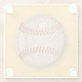 Baseball Apple Pie Glasuntersetzer (Rückseite)