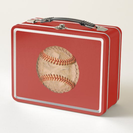 Baseball Apple Pie Metall Brotdose (Vorderseite)
