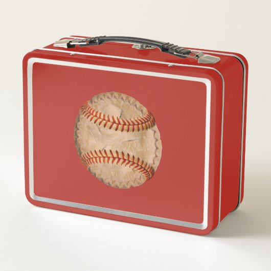 Baseball Apple Pie Metall Brotdose (Rückseite)