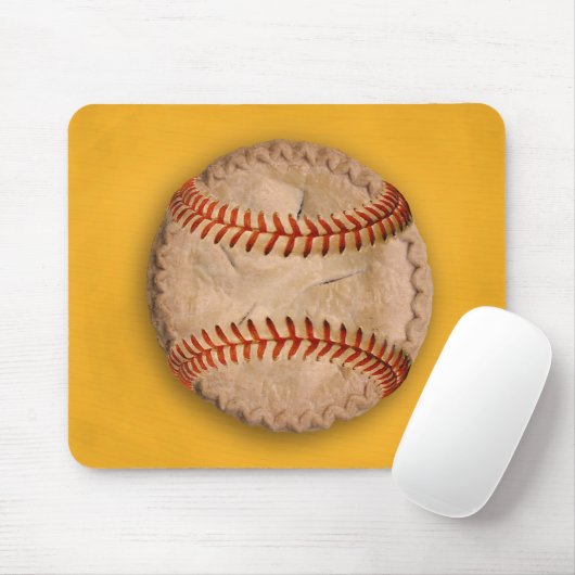 Baseball Apple Pie Mouse Pad Mousepad (Mit Mouse)