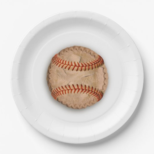 Baseball Apple Pie Pappteller (Vorderseite)