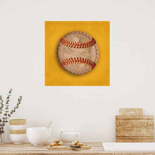 Baseball Apple Pie Poster (Küche)