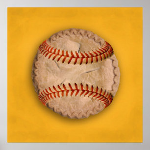 Baseball Apple Pie Poster