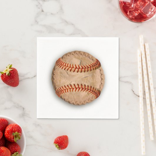 Baseball Apple Pie Serviette (Beispiel)