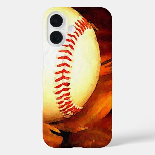 Baseball Art Case-Mate iPhone Hülle (Rückseite)