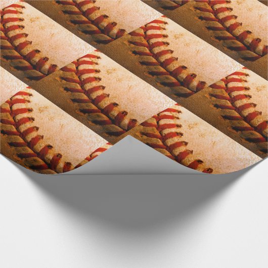 Baseball Art Geschenkpapier (Ecke)