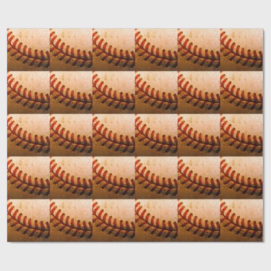Baseball Art Geschenkpapier (Flach)