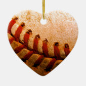 Baseball Art Keramik Ornament (Vorne)