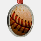 Baseball Art Ornament Aus Metall (Rechts)