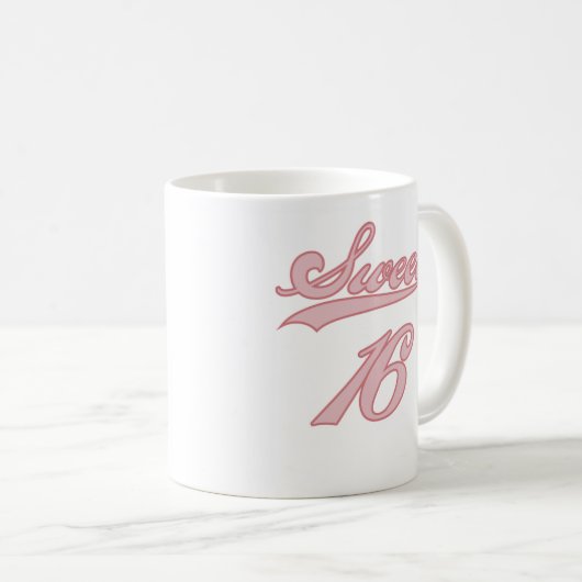 Baseball-Art-Rosa-Bonbon 16 Kaffeetasse (VorderseiteRechts)