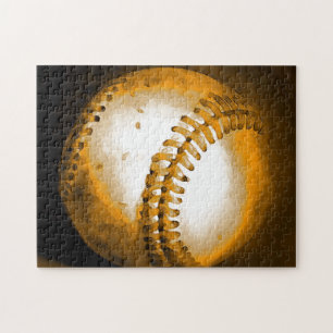 Baseball Artwork - Beliebter Sport Puzzle