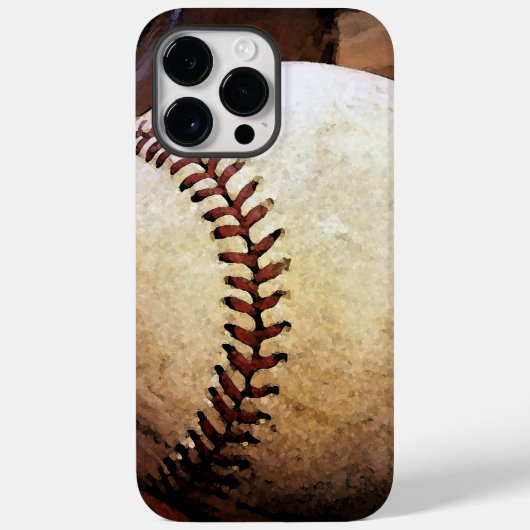 Baseball Artwork Case-Mate iPhone Hülle (Rückseite)