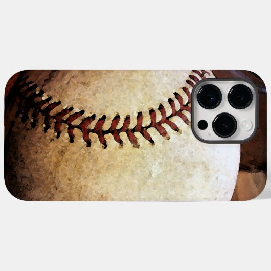 Baseball Artwork Case-Mate iPhone Hülle (Rückseite (Horizontal))