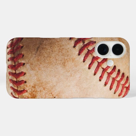 Baseball Artwork Case-Mate iPhone Hülle (Rückseite (Horizontal))