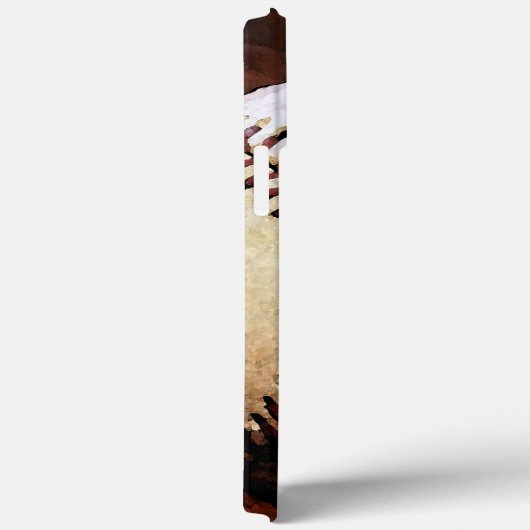 Baseball Artwork Case-Mate iPhone Hülle (Rückseite / Rechts)