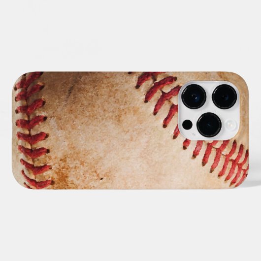 Baseball Artwork Case-Mate iPhone Hülle (Rückseite (Horizontal))