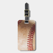 Baseball-Artwork-Gepäckmarke Gepäckanhänger (Vorderseite vertikal)